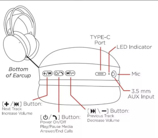 صورة سماعة قيمنق بلوتوث RGB