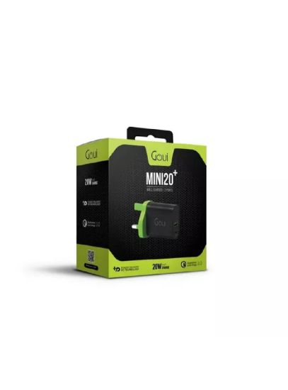 صورة  جوي شاحن جداري 20 واط، أسود اصلي 