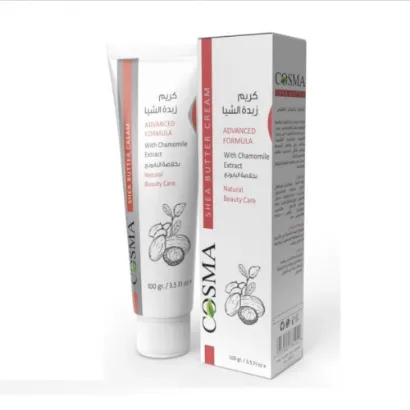 صورة كوزما كريم زبدة الشيا بخلاصة البابونج للعناية بالبشرة 100 جرام