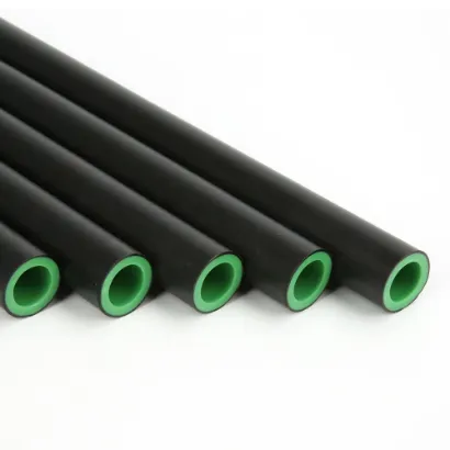 صورة أنبوب حراري اسود مقاوم للاشعة ضغط 20 بار 75 مم الانابيب الخضراء