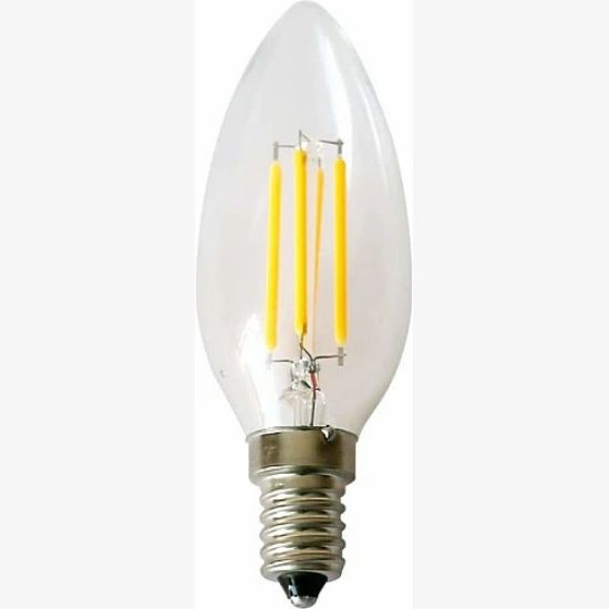 صورة لمبة بلحة لون الانارة أصفر _ابيض  4 وا ط E14