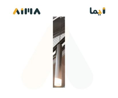 صورة نازل المنيوم 1110 أسود اكريليك 55*400