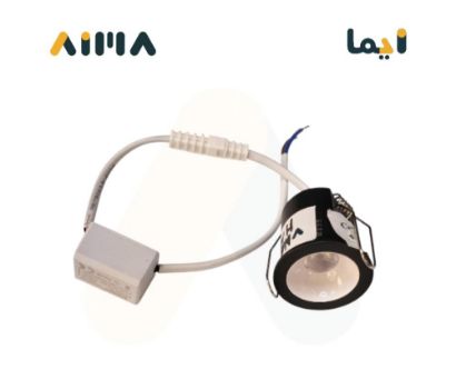 صورة سبوت لايت ليد 3 سم 5 واط ابيض واسود