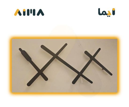 صورة جدارية خمس قطع اسود صغيرة 3000 كلفن