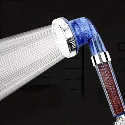 صورة Hand Shower with Mineral Balls, Blue, KANA,China