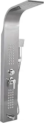 صورة BT SHOWER PANEL SS W/M, MATT CHROME