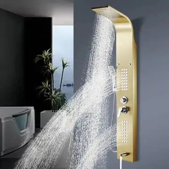 صورة BT SHOWER PANEL SS W/M, GOLD