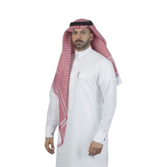 صورة شماغ البسام البصمة كلاسيك إنجليزي لون خاص