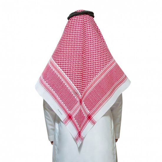 صورة شماغ البسام الختم الاسود الانجليزي