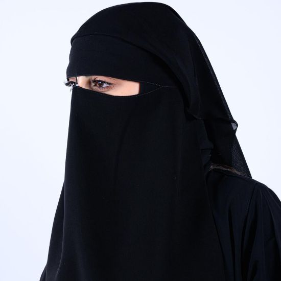 صورة نقاب ربع خطين