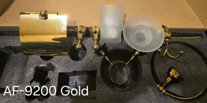 صورة BATH ACCESSORIES 6PES GOLD M9200