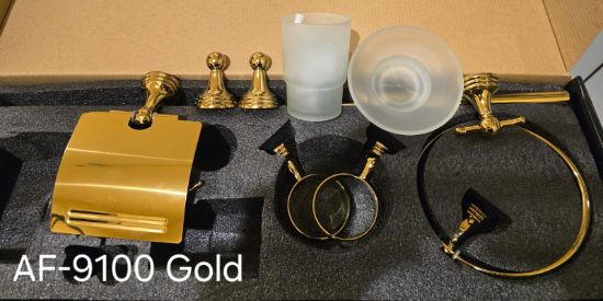 صورة BATH ACCESSORIES 6PES GOLD M9100
