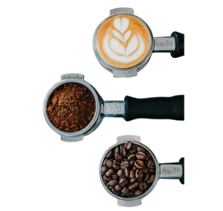 صورة لقسم القهوة