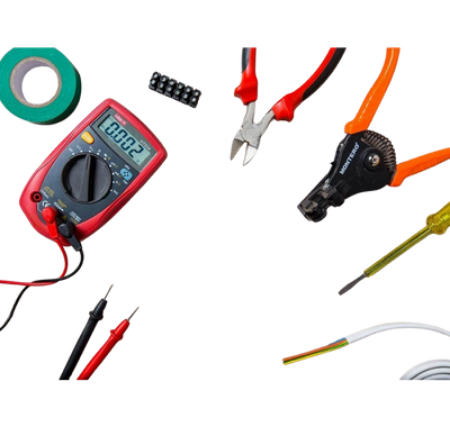 صورة لقسم الأدوات الكهربائية