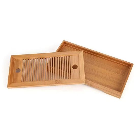 صورة صينية شاي من الخيزران