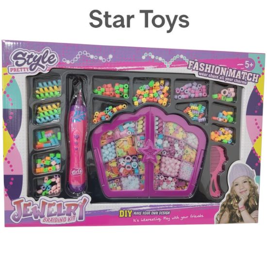 صورة طقم صنع اساور ومجوهرات من نجمة الالعاب