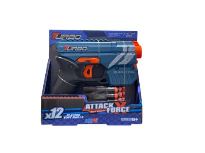 صورة مسدس طلقات إسفنج من منجمة الالعاب