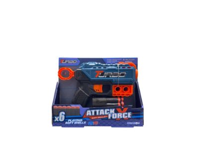 صورة مسدس طلقات إسفنج من منجمة الالعاب