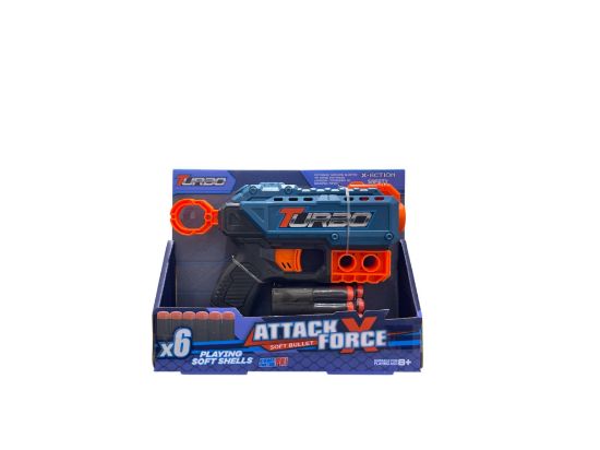 صورة مسدس طلقات إسفنج من منجمة الالعاب