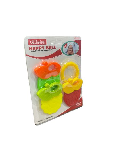 صورة عضاضة أطفال على شكل فواكه ملونة من نجمة الالعاب