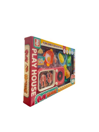 صورة مجموعة ألعاب أدوار تحاكي المطبخ والشواء.