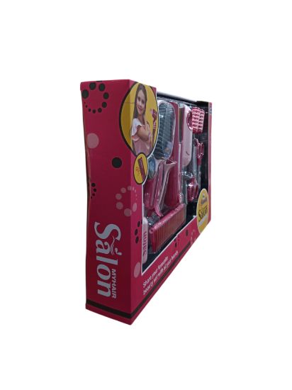 صورة مجموعة تصفيف الشعر والأزياء