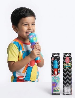 صورة الميكرفون الصوتي موسيقى وأضواء