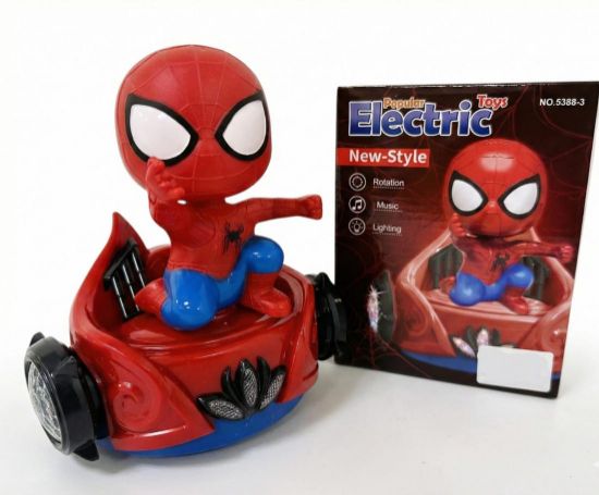 صورة لعبة أطفال إلكترونية على شكل سبايدرمان للاطفال من نجمة الالعاب