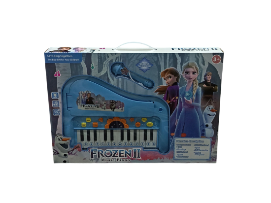 صورة مكرفون مع بيانو مستوحاه من شخصيه دزني فروزن