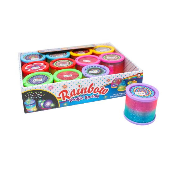 صورة سسته لعبة "زنبرك قوس قزح السحري