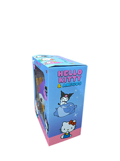 صورة كورومي، شخصية معروفة من سانريو تتميز بلونها الأرجواني وقبعة الجمجمة