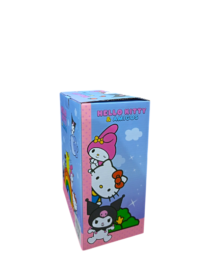 صورة كورومي، شخصية معروفة من سانريو تتميز بلونها الأرجواني وقبعة الجمجمة