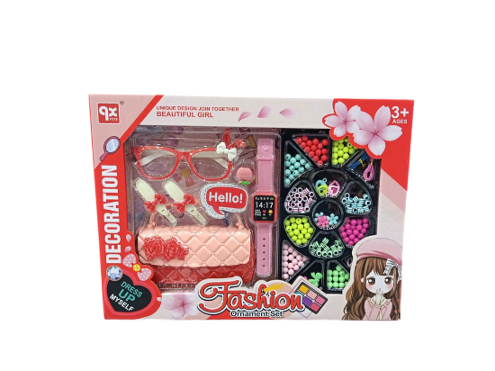 صورة مجموعة ألعاب تزيين وأزياء للبنات مصممة للفتيات بعمر 3 سنوات