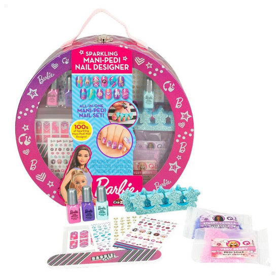 صورة باربي مجموعة أدوات تجميل بتصميم _ ماني  بيدي