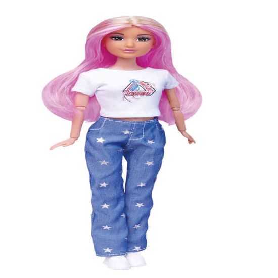 صورة ميرا - جينز دمية الموضة  مناسبة للاعمار مافوق  3سنوات