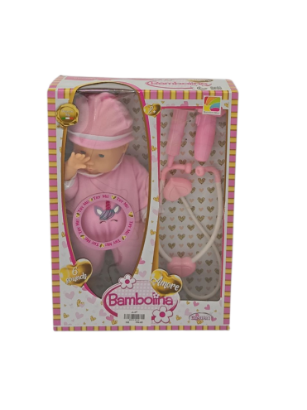 صورة دمية "بامبولينا آموري" هي دمية طبيب تأتي مع مؤثرات صوتية وملحقات، مصممة لتشجيع اللعب التخيلي ولعب الأدوار لدى الأطفال