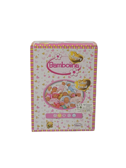 صورة دمية "بامبولينا آموري" هي دمية طبيب تأتي مع مؤثرات صوتية وملحقات، مصممة لتشجيع اللعب التخيلي ولعب الأدوار لدى الأطفال