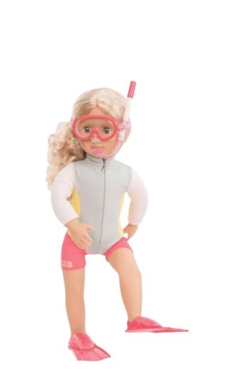 صورة دمية المرجان الفاخرة من أور جينيريشن مع كتاب