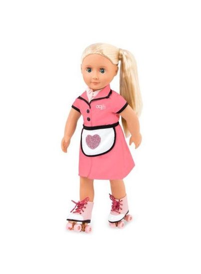صورة دمية ريترو دول ريتشيل من اور جينيريشن" (Our Generation Retro Doll Rachel).