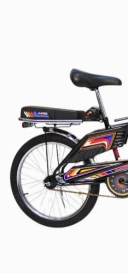 صورة سيكل رامبو الاصلي  اسود مقاس 20 رفارف نيكل