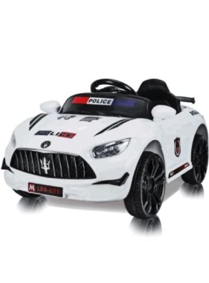 صورة سيارة اطفال ميزراتي شرطه كهربائية