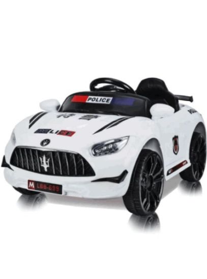 صورة سيارة اطفال ميزراتي شرطه كهربائية