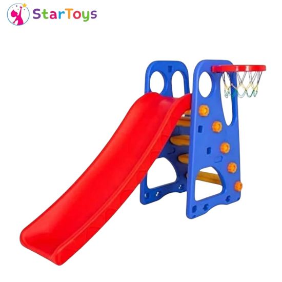 صورة زحليقة مع كرة سلة للاطفال من نجمة الالعاب