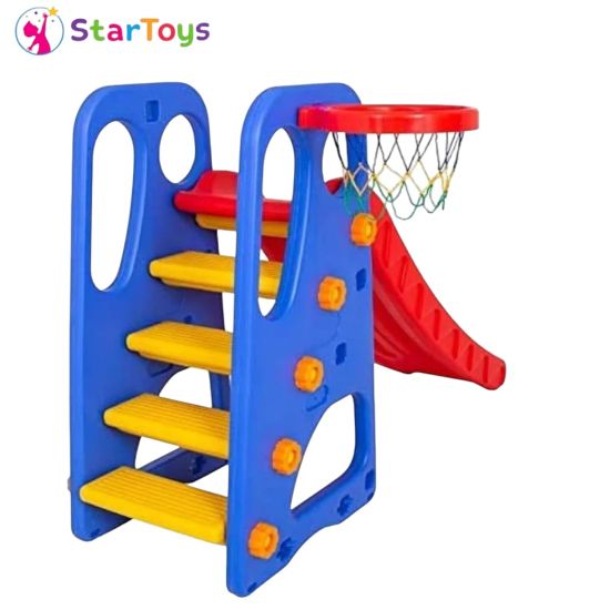 صورة زحليقة مع كرة سلة للاطفال من نجمة الالعاب