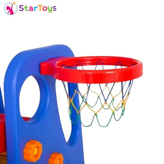 صورة زحليقة مع كرة سلة للاطفال من نجمة الالعاب