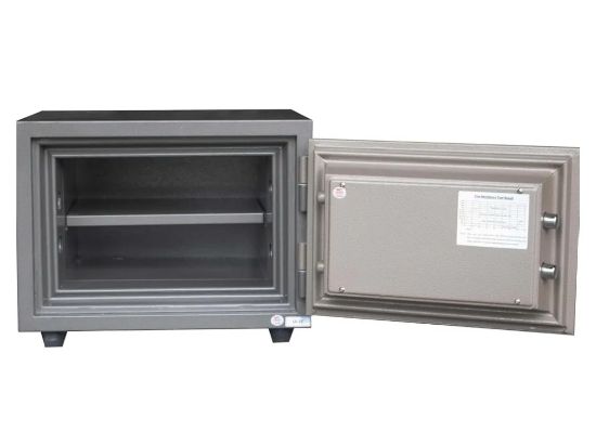 صورة خزنة مقاومة للحريق مفاتيح تحتوي على رف متحرك قايل للتعديل وزن 45 كيلوا