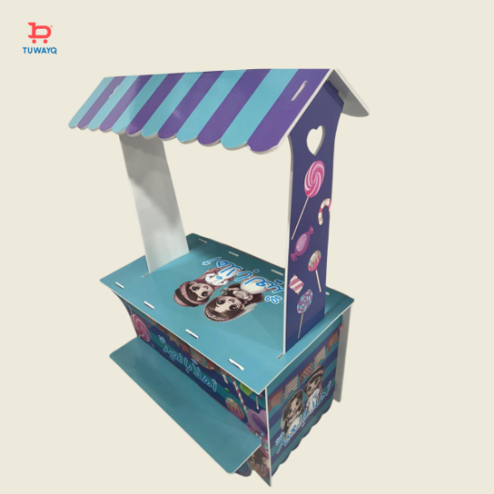 صورة استاند عرض توزيعات رمضان مزدوج - أزرق