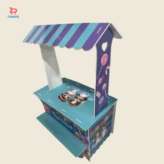 صورة استاند عرض توزيعات رمضان مزدوج - أزرق