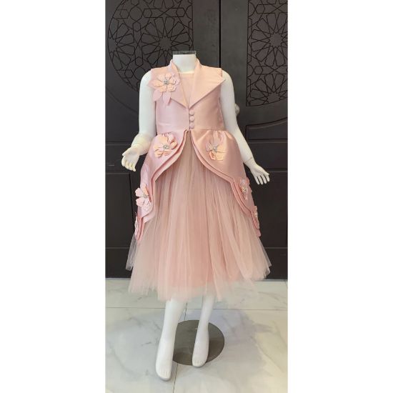 صورة فستان بناتي إطلالة ملائكية للمناسبات بلونين - M3720