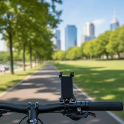 صورة حامل جوال  لدراجه